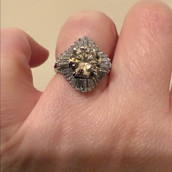 Jewelry Ring Diamond 3.3ct Platinum 3556722 - Picture 12 of 12